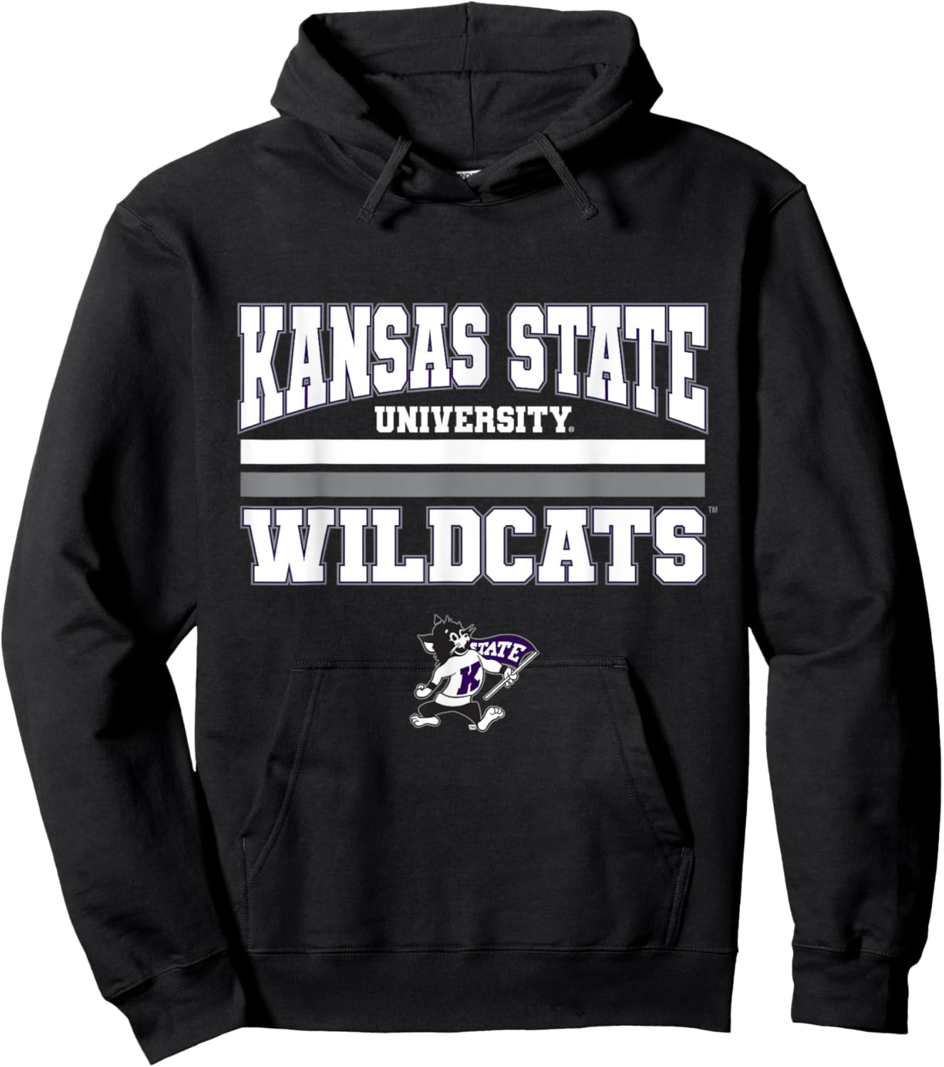 Kansas State Wildcats |NCAA University Merch | VNPKSTU301 Hoodie - Hoodie | Black