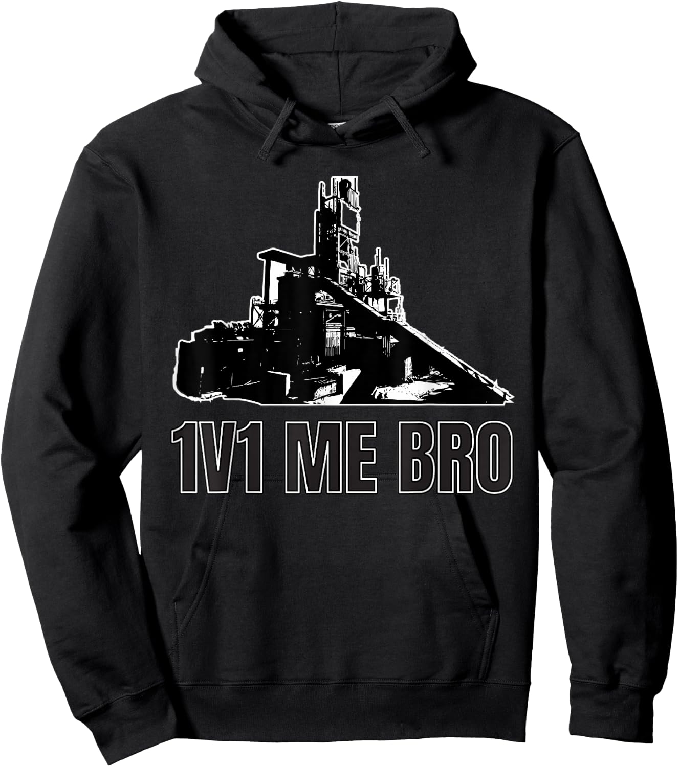 1V1 Me Bro - COD Rust Gift Hoodie - Hoodie | Black