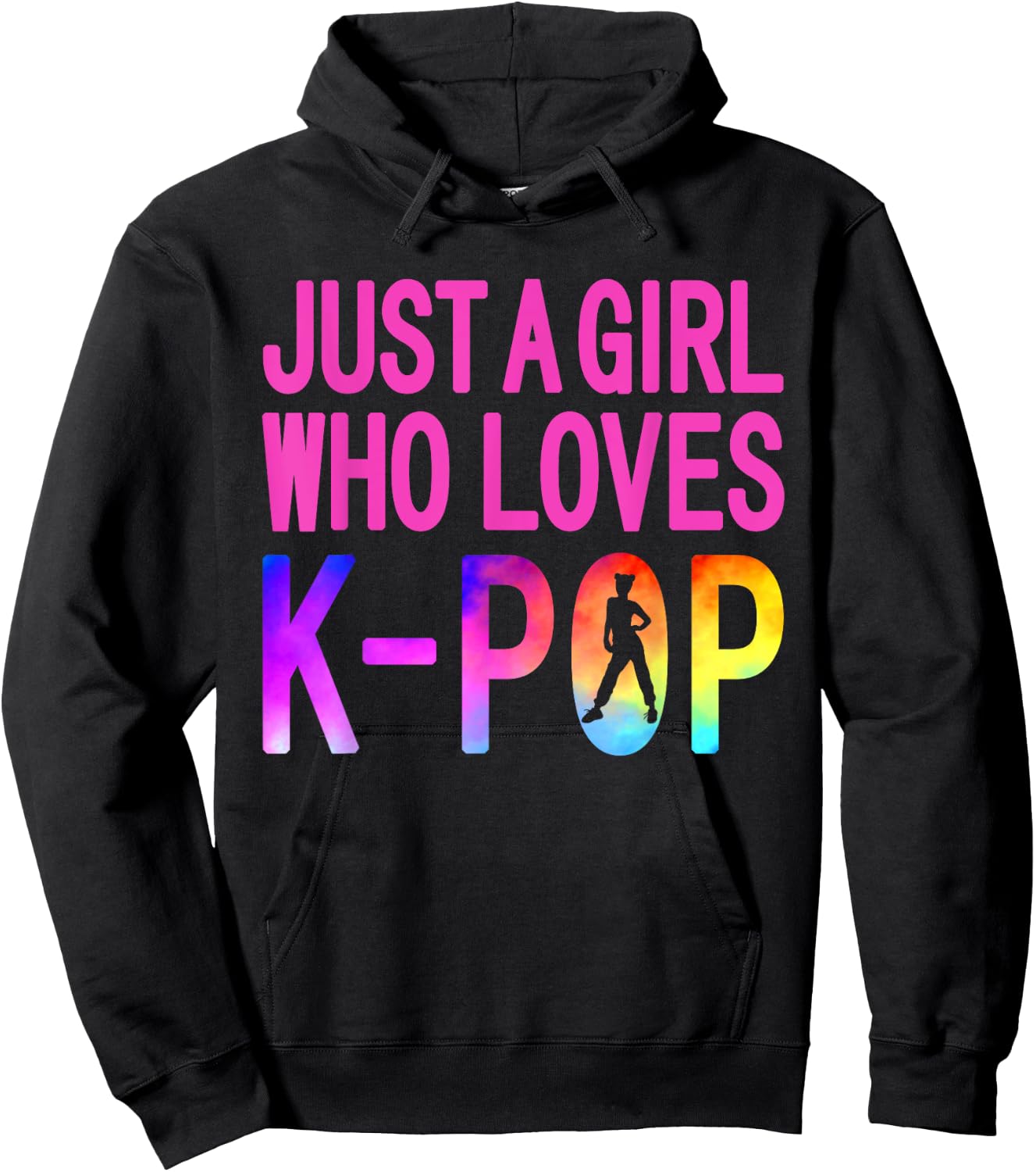 Funny K-Pop Korean Pop Music Lover Fans Boy Band Girls Gifts Hoodie - Hoodie | Black