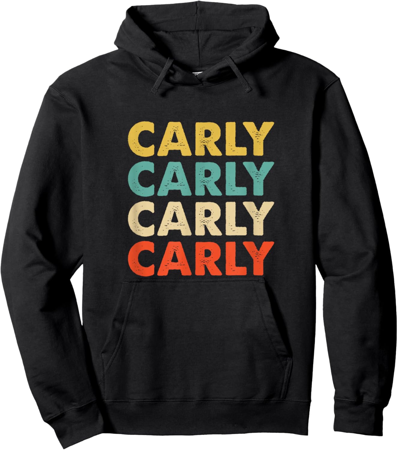 Carly Name Hoodie - Hoodie | Black