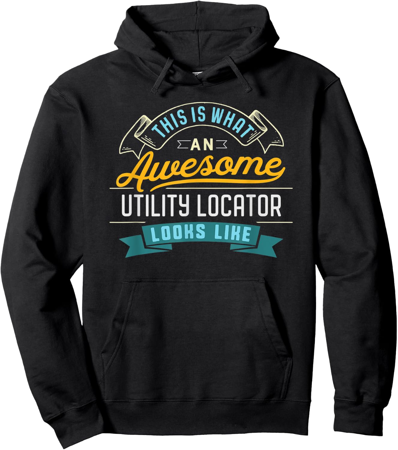 Funny Utility Locator Shirt Awesome Job Occupation Hoodie - Hoodie | Black