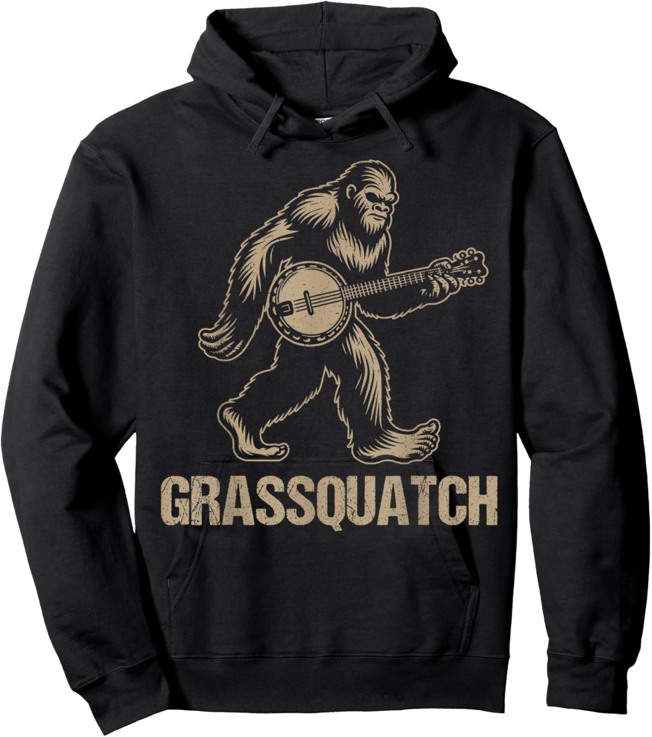 Bluegrass Banjo Hoodie - Hoodie | Black