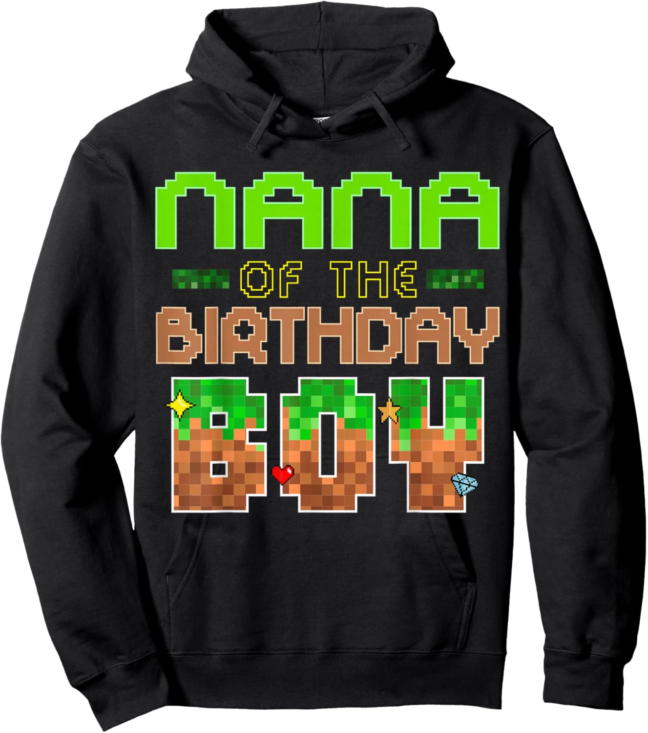 Epic Birthday Boy Gaming Party Look for Nana Hoodie - Hoodie | Black