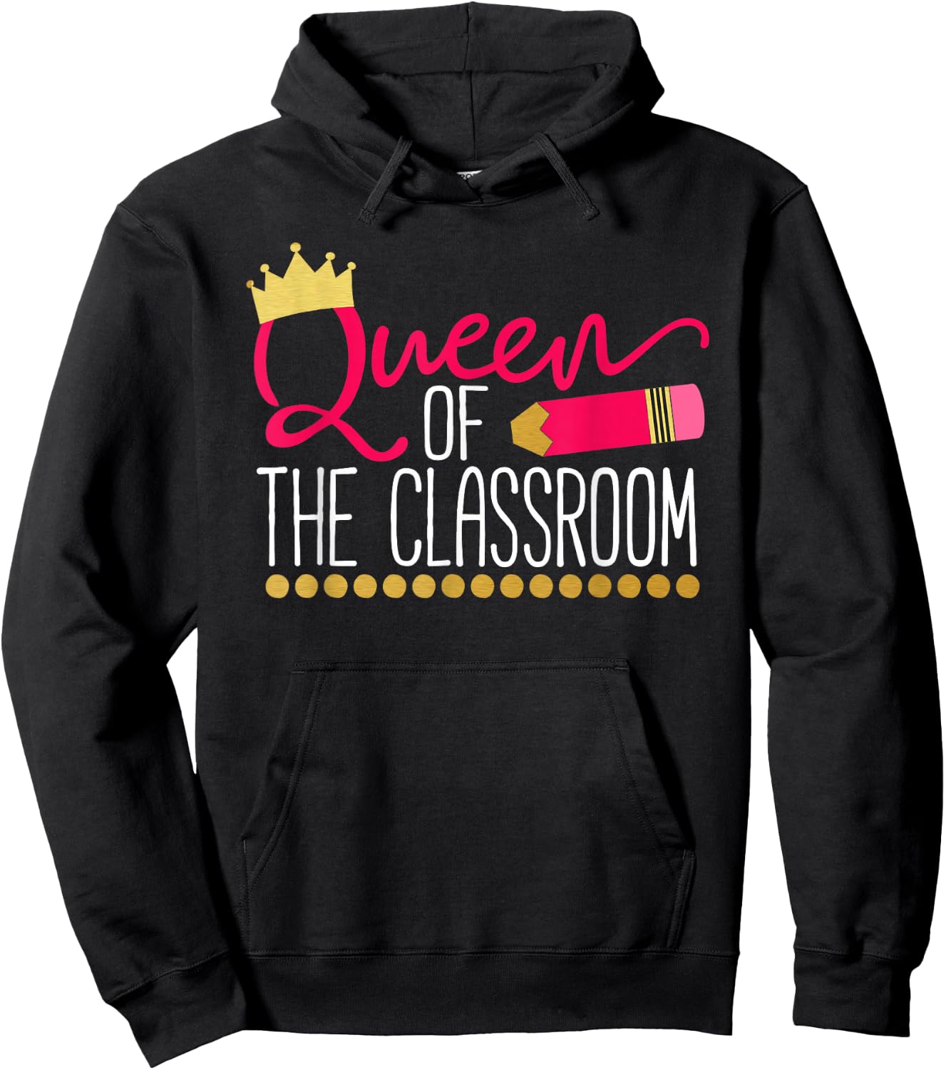 Queen of The Classroom Hoodie - Hoodie | Black