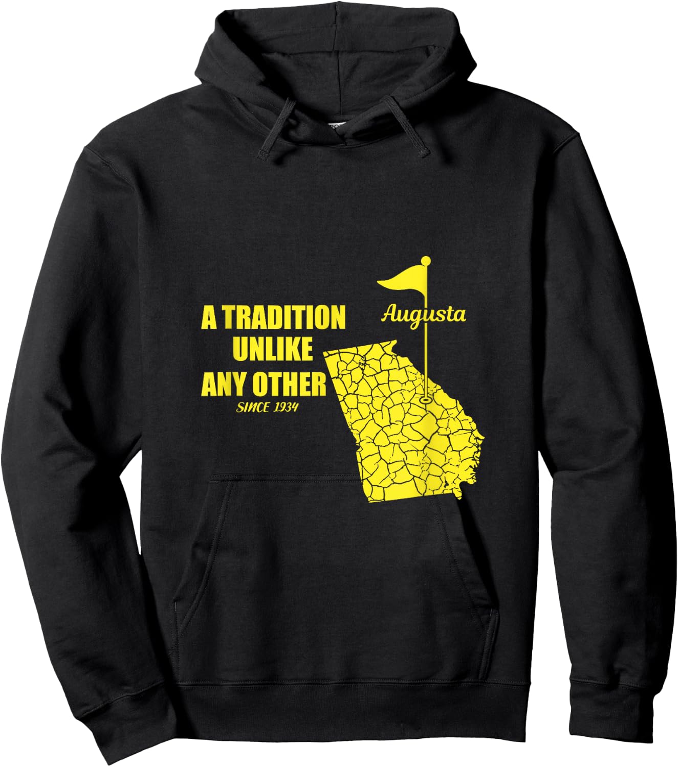 Augusta Georgia Golfing Shirt Golf in April Hoodie - Hoodie | Black
