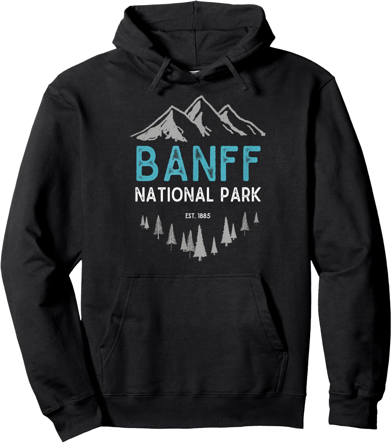 Banff Shirt Banff National Park Est 1885 Vintage Canada Hoodie - Hoodie | Black