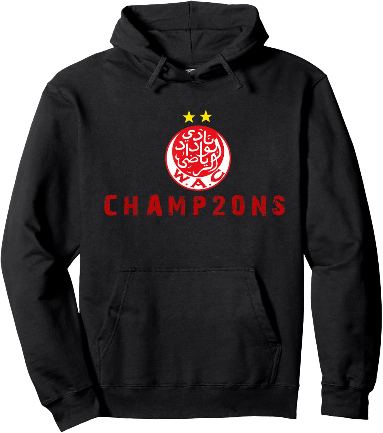 WAC Wydad Casablanca Champ2ons Classic Hoodie - Hoodie | Black