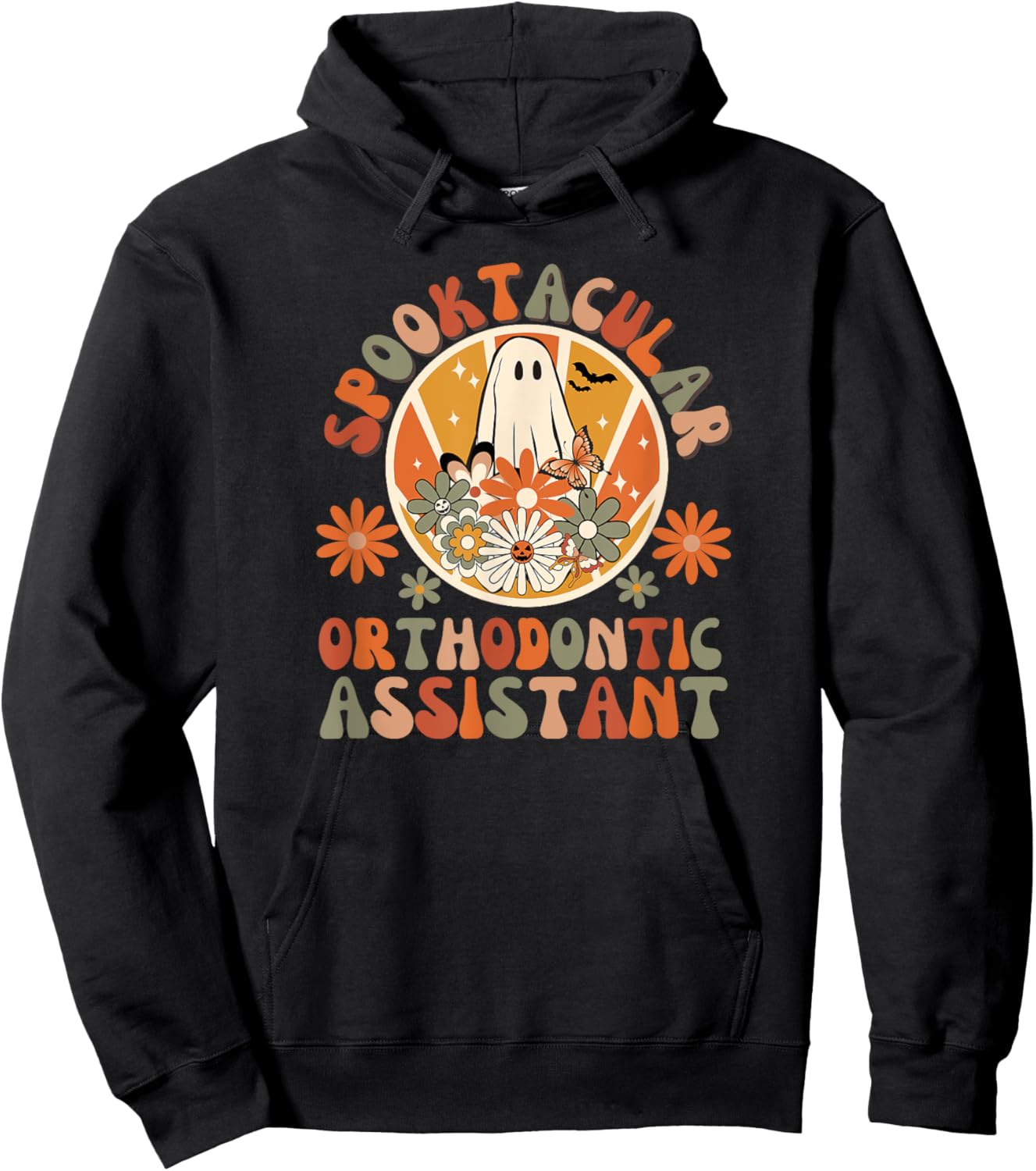 Spooktacular Orthodontic Assistant, Halloween 2023, Fall Hoodie - Hoodie | Black
