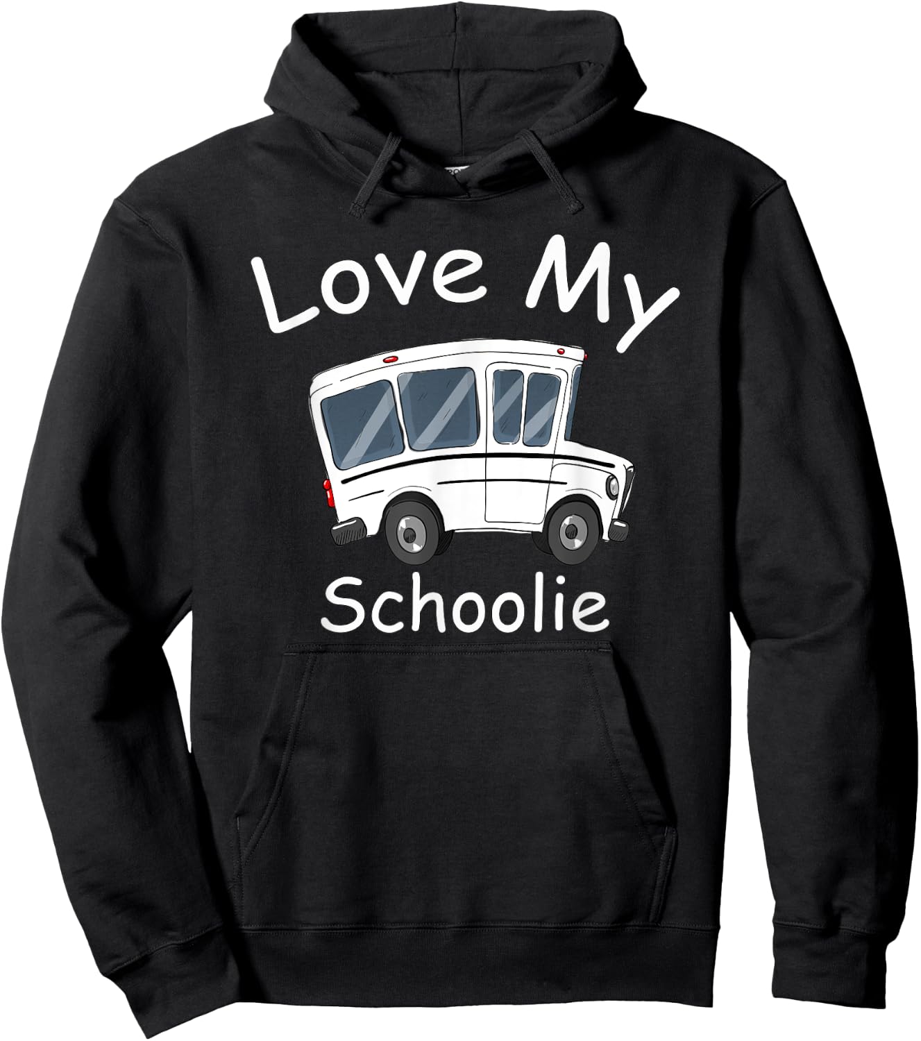 Love my Schoolie life school bus conversion rv camper Hoodie - Hoodie | Black