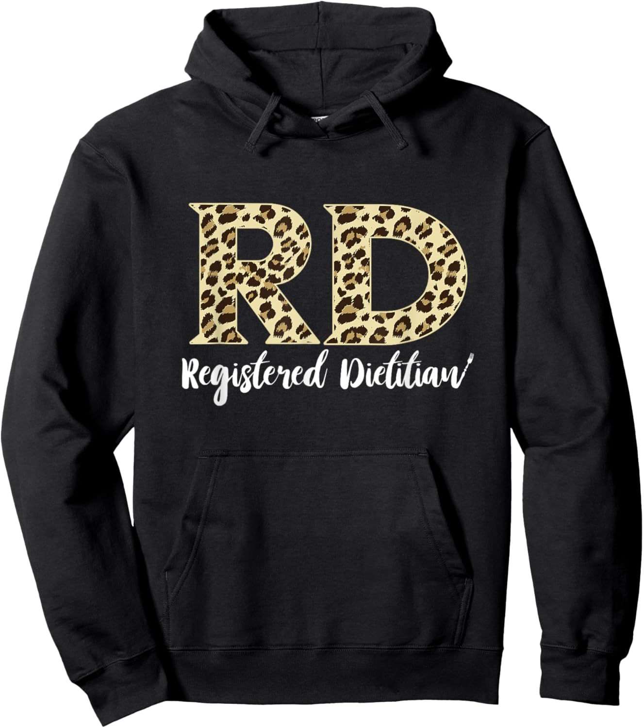 RD Healthy Food Registered Dietitian Nutritionist Dietitian Hoodie - Hoodie | Black