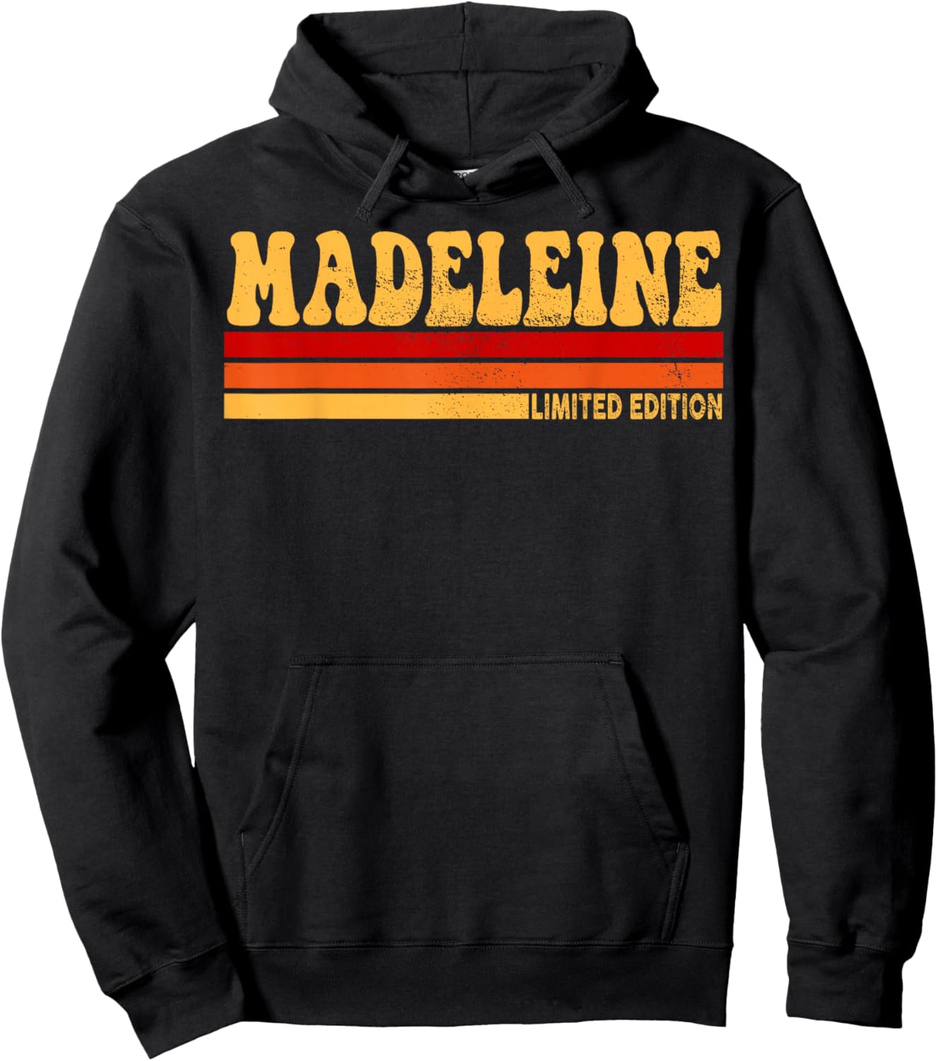 Madeleine Name Personalized Idea Women Vintage Madeleine Hoodie - Hoodie | Black