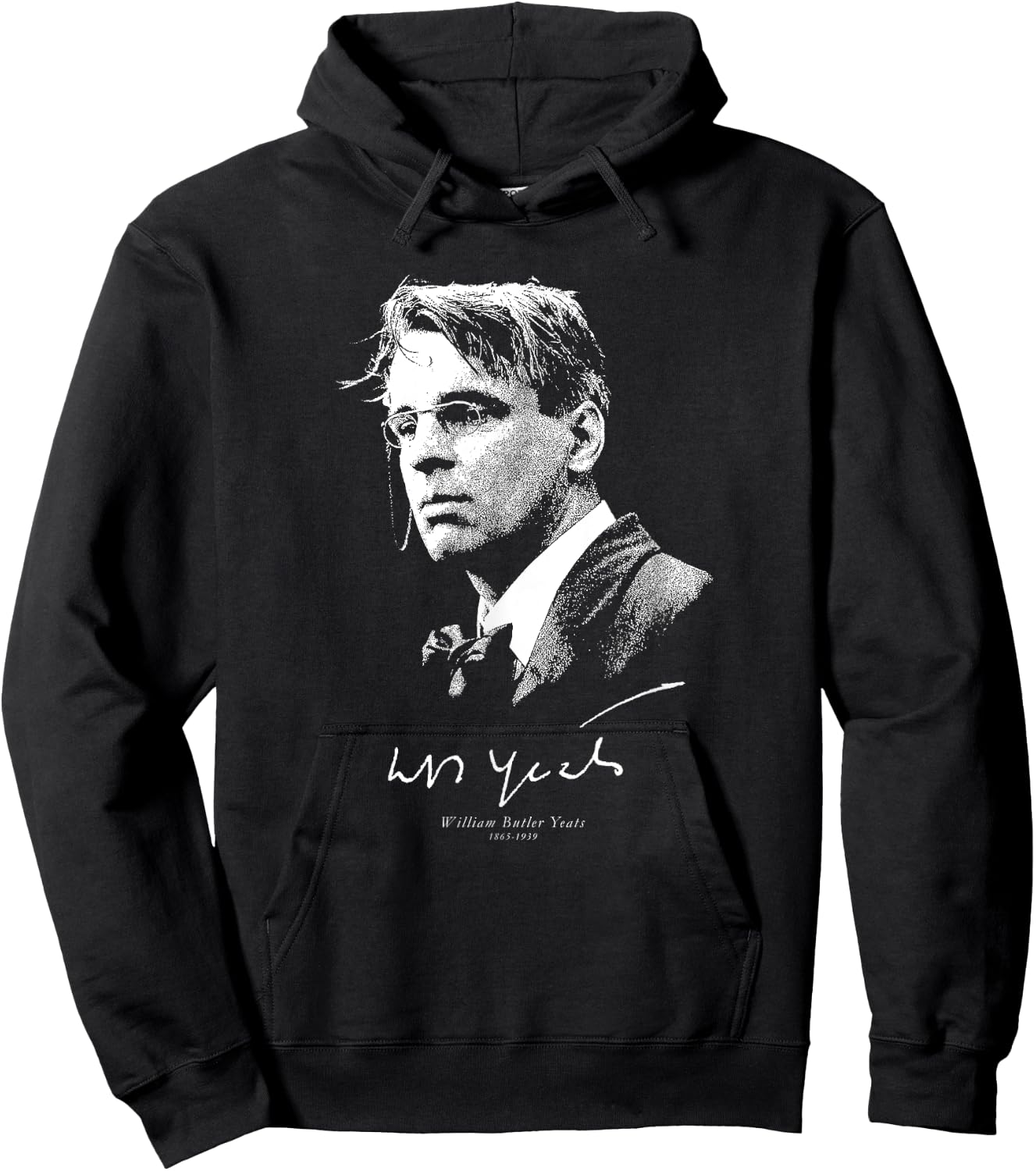 W B Yeats-Irish Poet Potry Literature Books Hoodie - Hoodie | Black