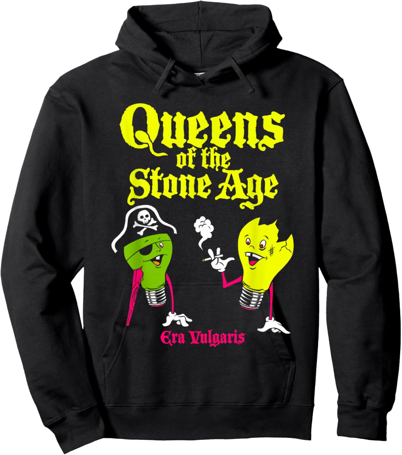 Official Queens of The Stone Age Era Vulgaris Hoodie - Hoodie | Black
