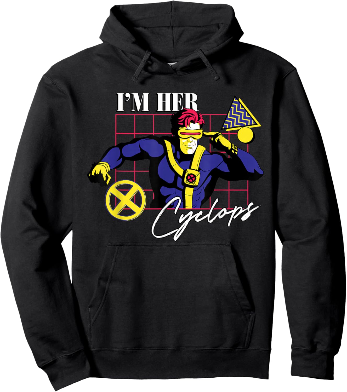 Marvel Super Heroes X-Men Couples Matching I’m Her Cyclops Hoodie - Hoodie | Black