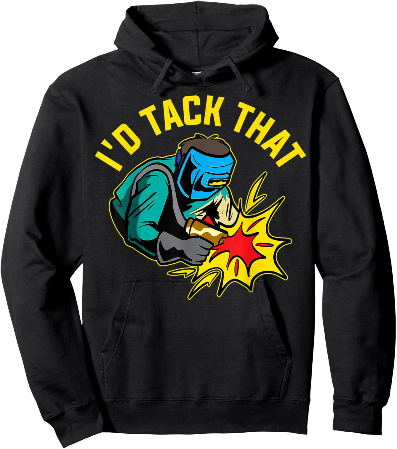 Id Tack That Hoodie - Hoodie | Black