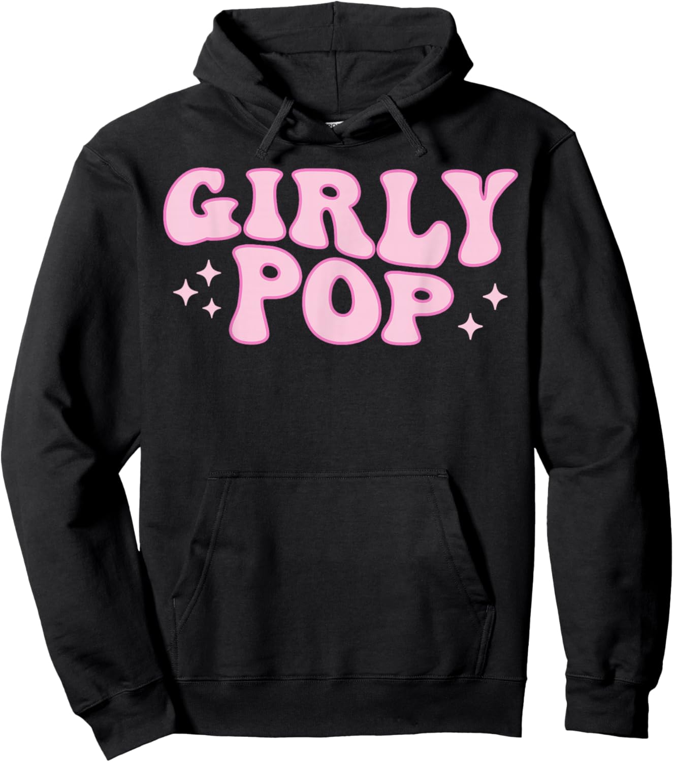 Girly Pop, Trendy Slaying Queen Hoodie - Hoodie | Black