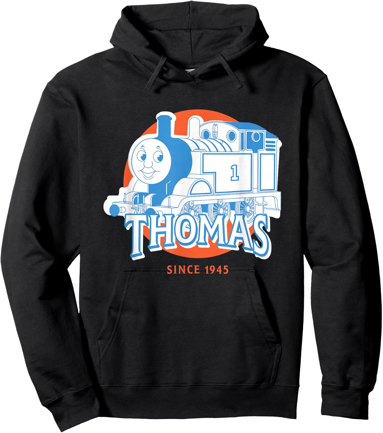 Thomas & Friends - Thomas Blue and White Hoodie - Hoodie | Black