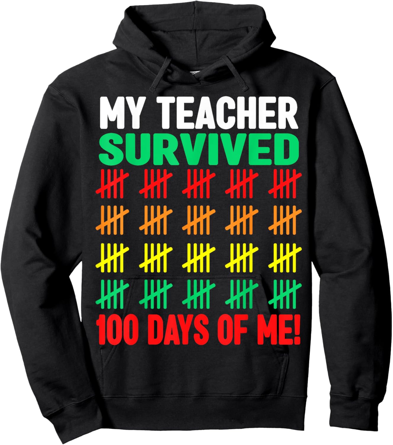 100 Days of School shirt Kids 100th Day of School Costume Hoodie - Hoodie | Black