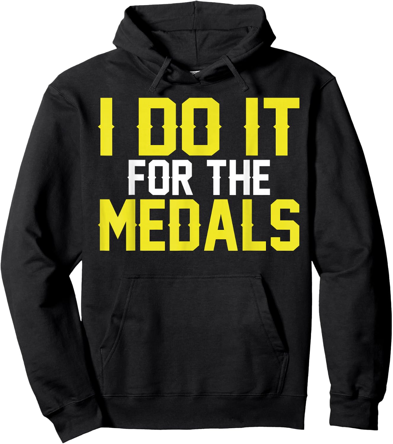 Running Race I Do It For The Medals Funny Hoodie - Hoodie | Black