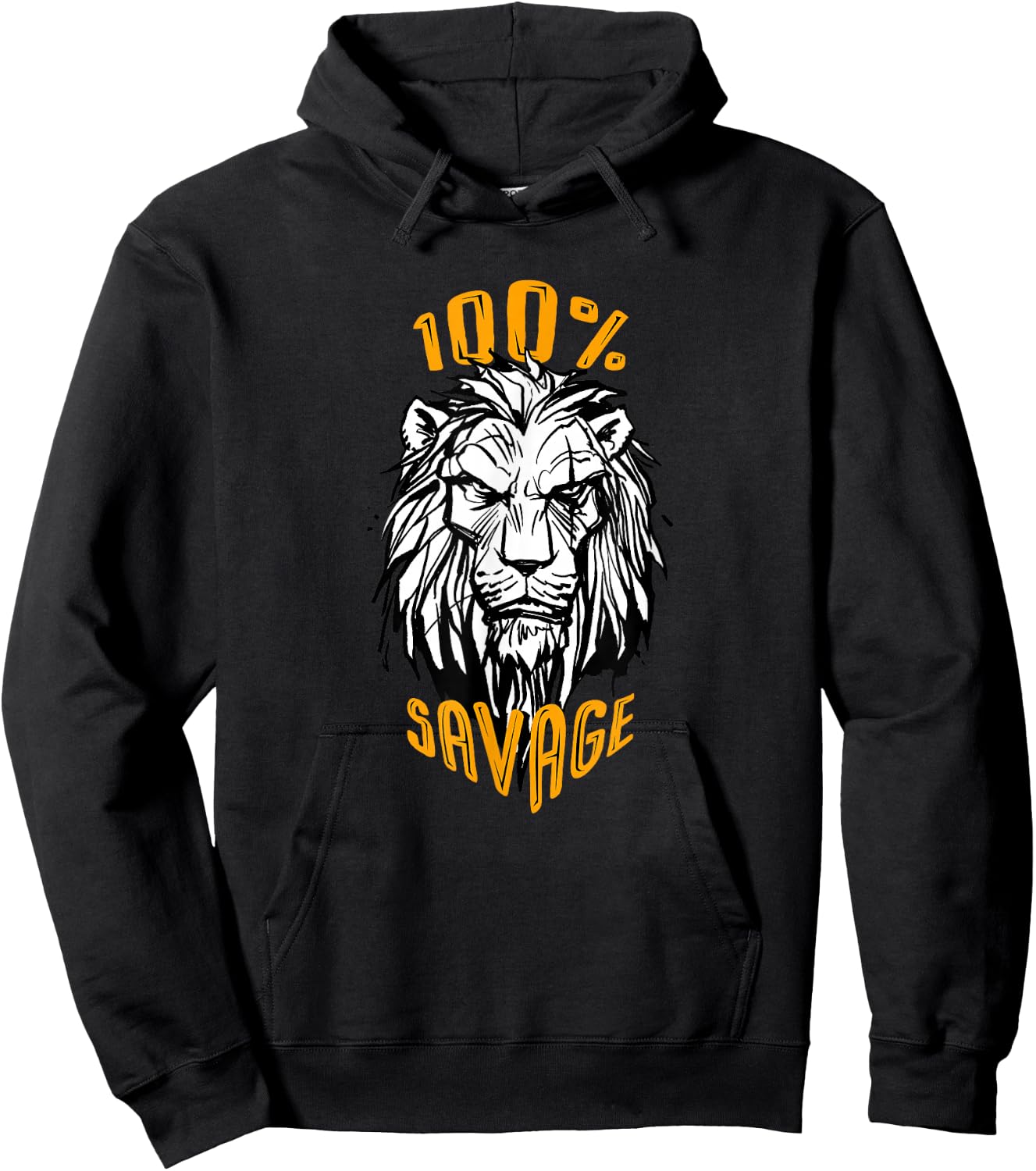 Disney The Lion King Scar 100% Savage Live Action Hoodie - Hoodie | Black