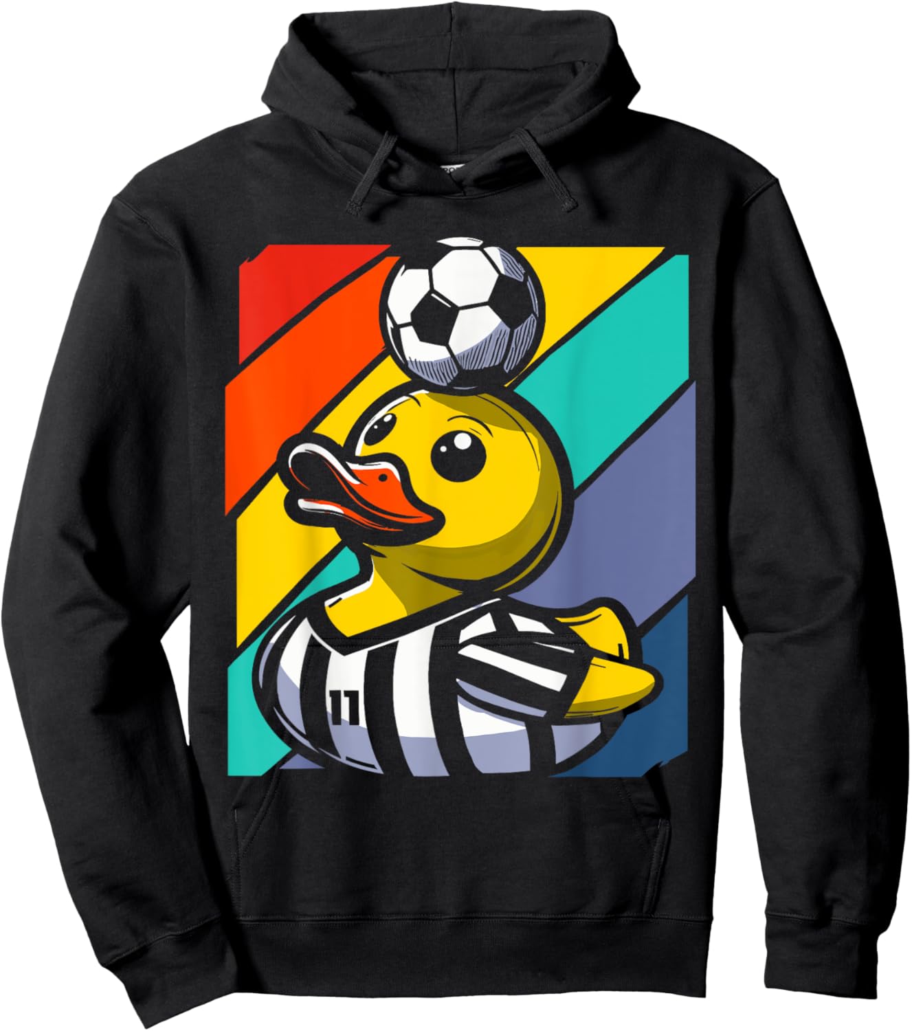 Soccer Rubber Duck Hoodie - Hoodie | Black