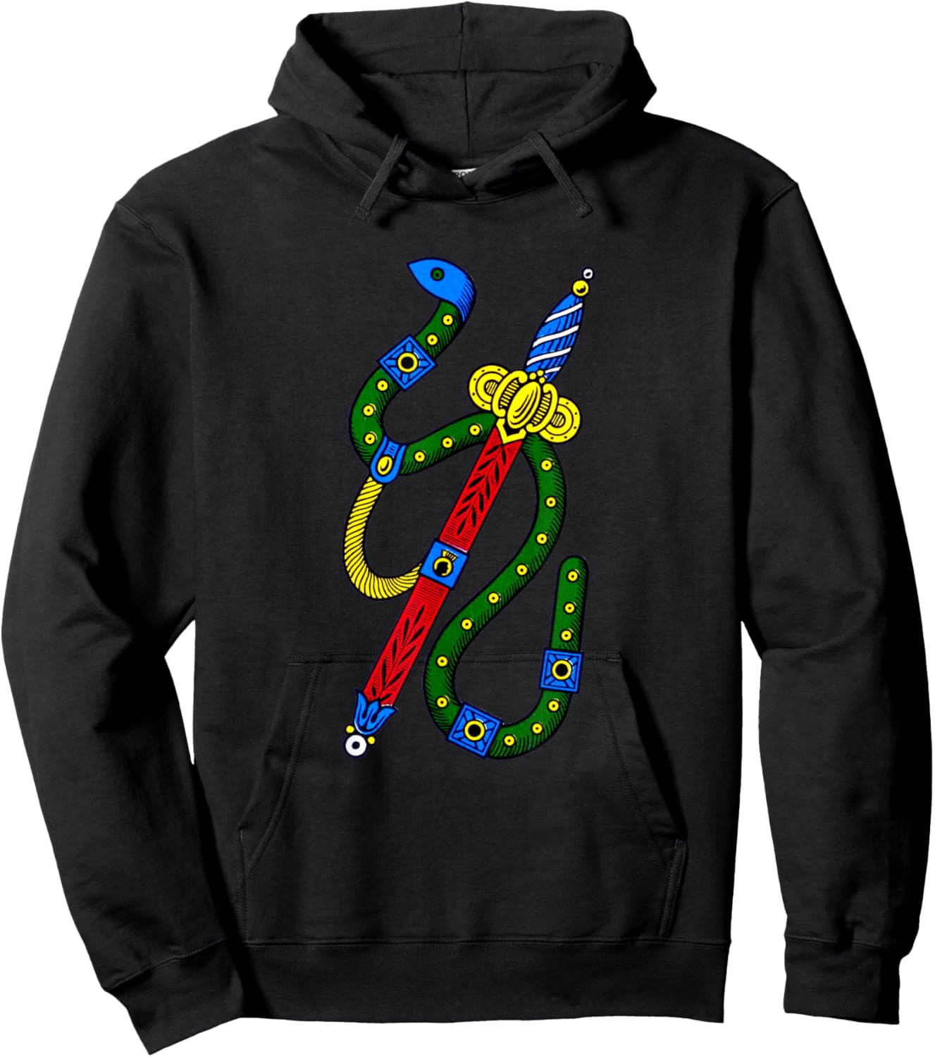 Ace of Swords [Carte Neapolitane] The Italian playing cards Hoodie - Hoodie | Black