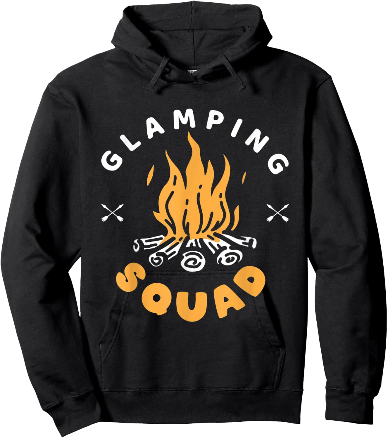 Glamping Squad | Glamorous Camping | Glamper Hoodie - Hoodie | Black