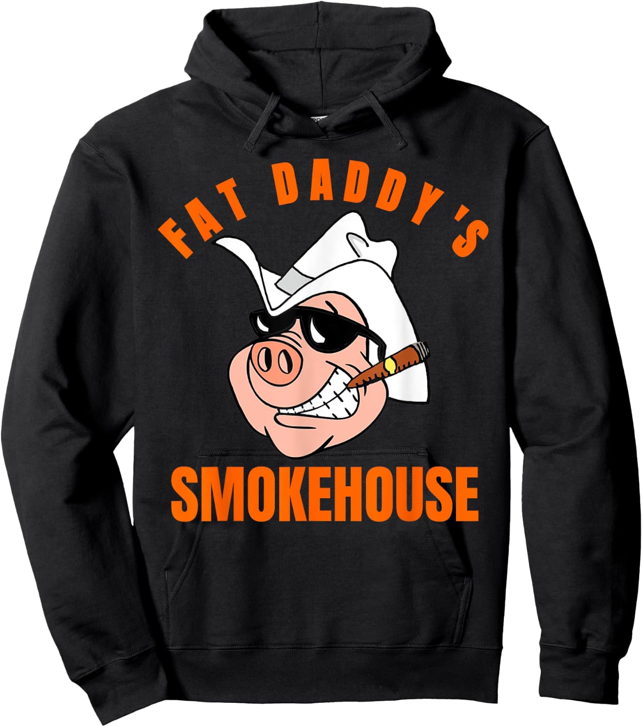 Fat Daddy's Smokehouse BBQ restaurant Souvenir Hoodie - Hoodie | Black