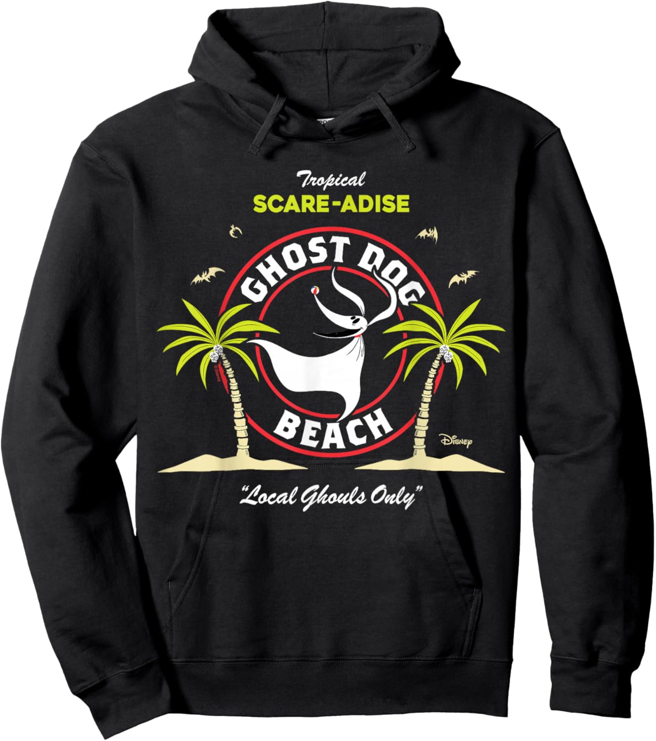 The Nightmare Before Christmas - Zero Ghost Dog Beach Hoodie - Hoodie | Black