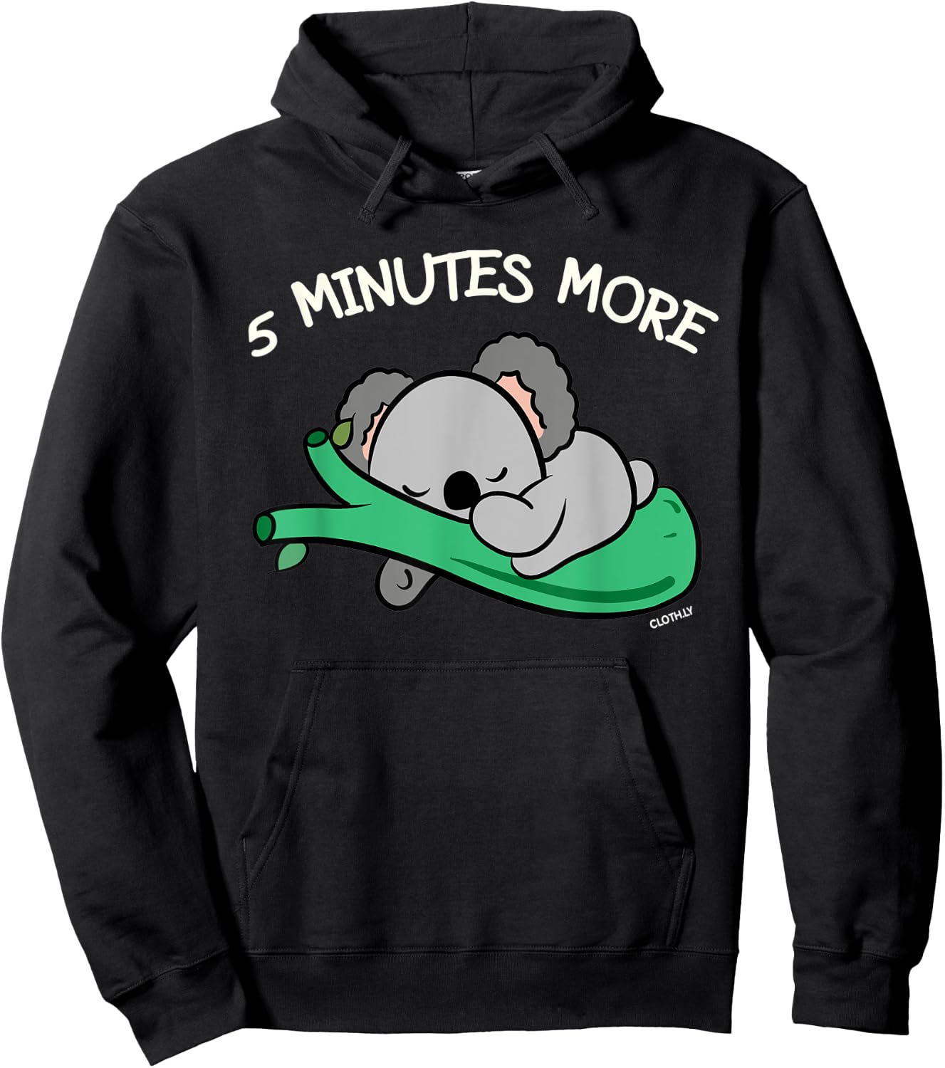 5 Minutes more Koala Bear Gift Australia Koalas Hoodie - Hoodie | Black