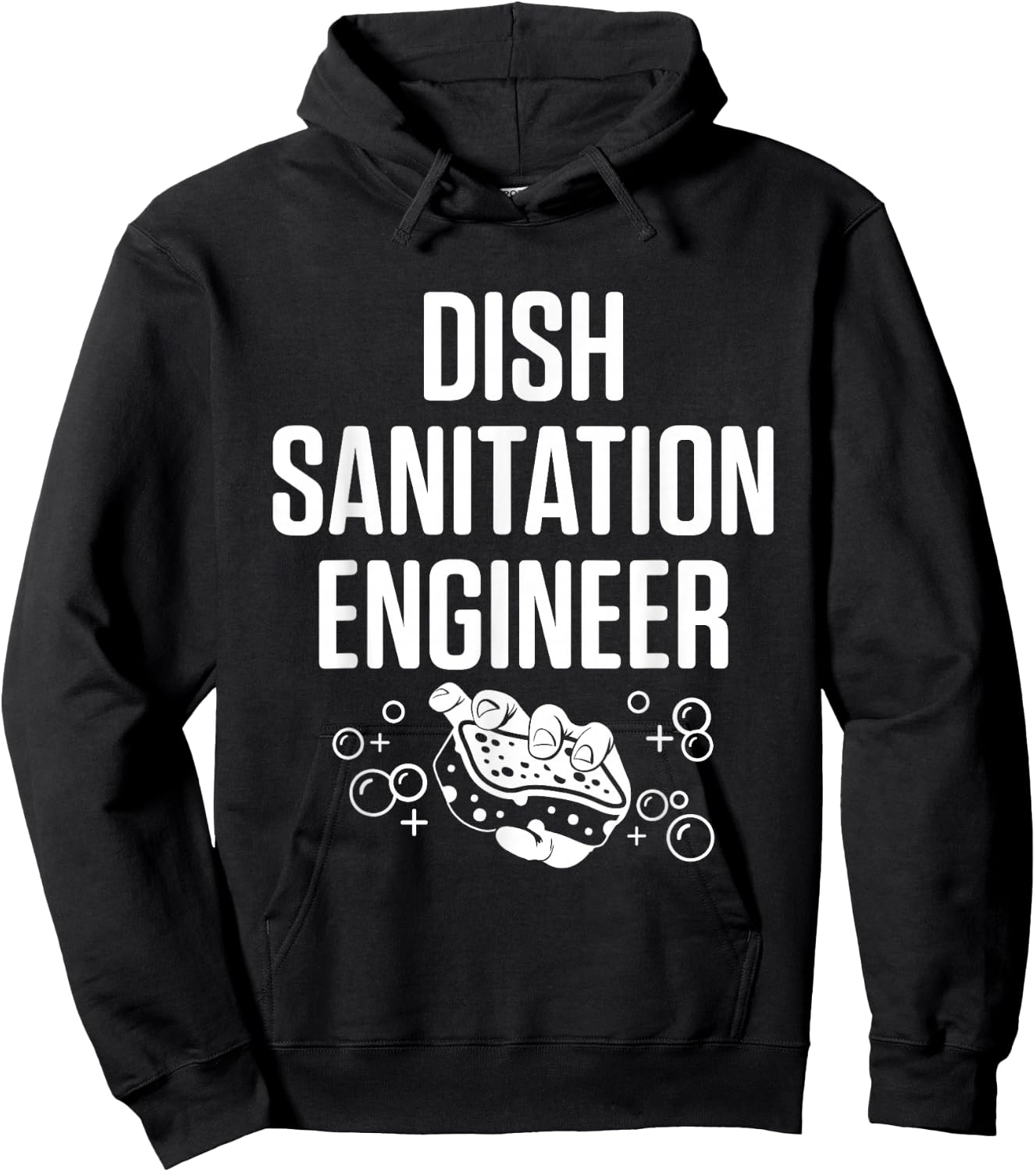 Dishwasher Sanitation Engineer Funny Dishwashing Gift Hoodie - Hoodie | Black