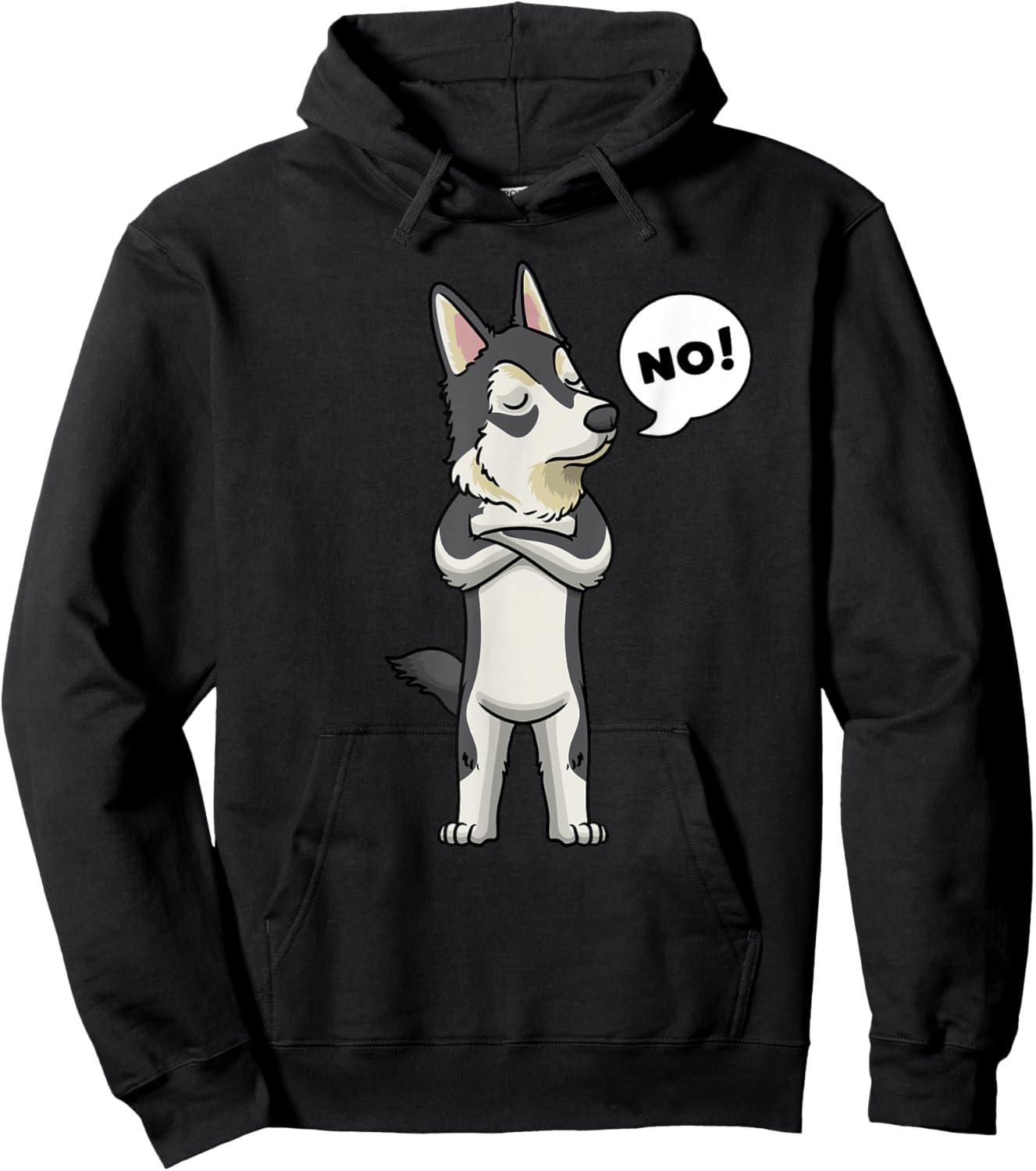 Stubborn Gerberian Shepsky Dog Men Women Girls Kids Hoodie - Hoodie | Black