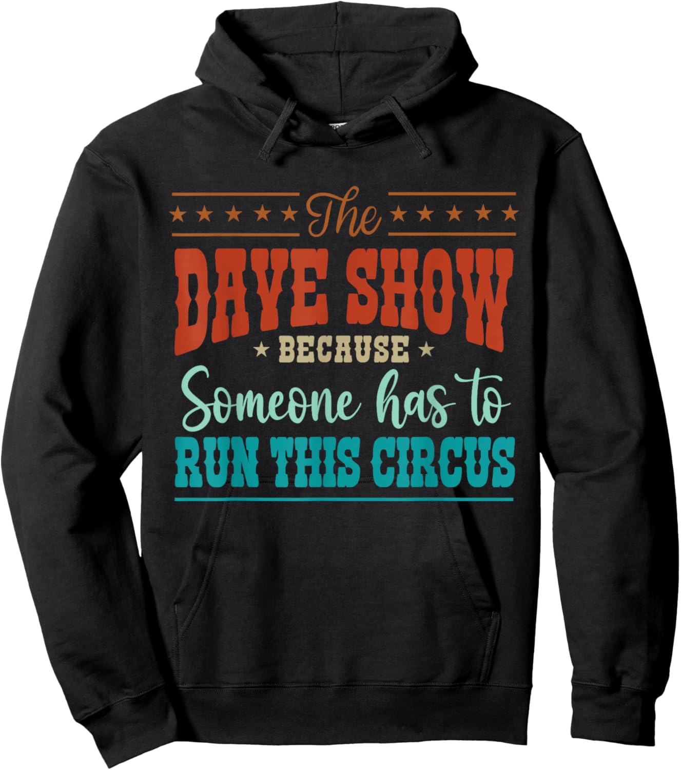 Retro Name Dave Hoodie - Hoodie | Black