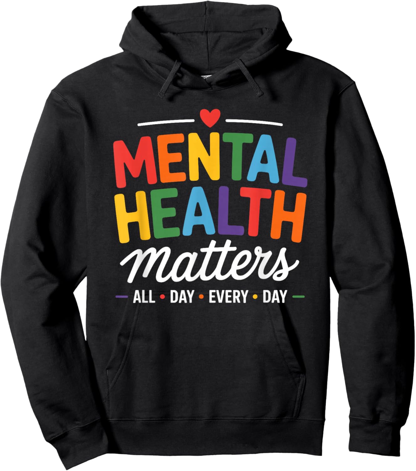 Mental Health Matters Therapist Psychologist Hoodie - Hoodie | Black