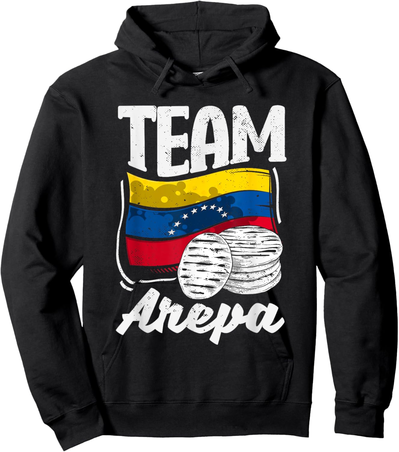 Arepa Gifts Women Colombia Venezuela Arepas Quote Funny Colombian Venezuelan Food Hoodie - Hoodie | Black
