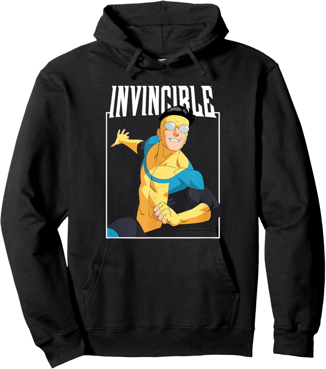 Invincible Character Logo Hoodie - Hoodie | Black