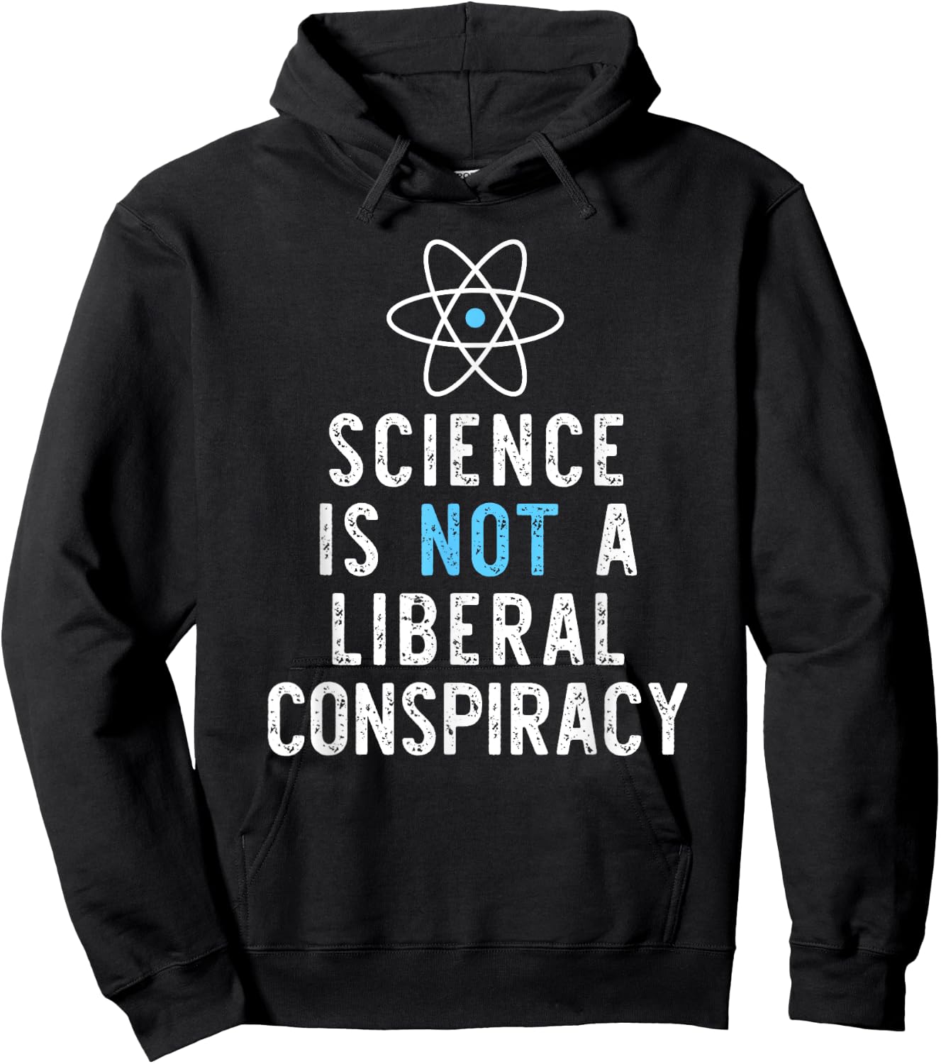 Science Is Not A Liberal Conspiracy Funny Christmas Hoodie - Hoodie | Black