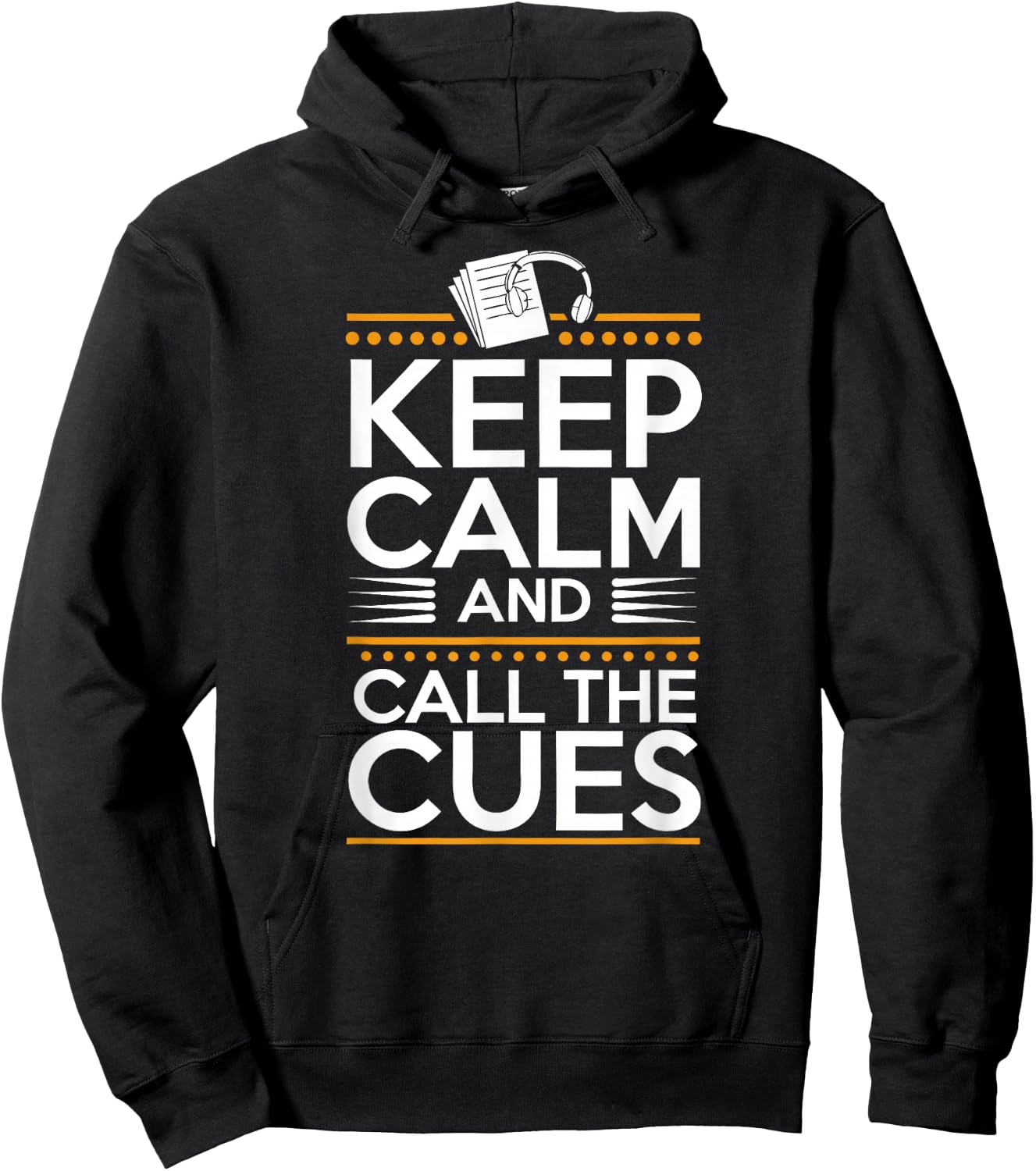 Stage Manager Call Cues Theatre Director Theater Manager Hoodie - Hoodie | Black