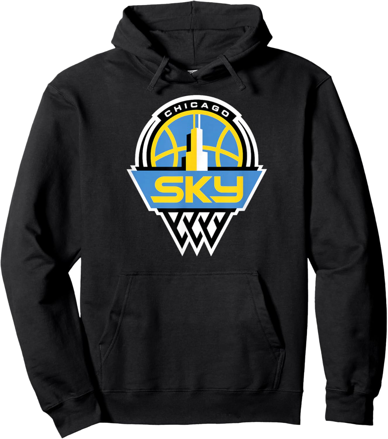 WNBA Chicago Sky Fan Base Hoodie - Hoodie | Black