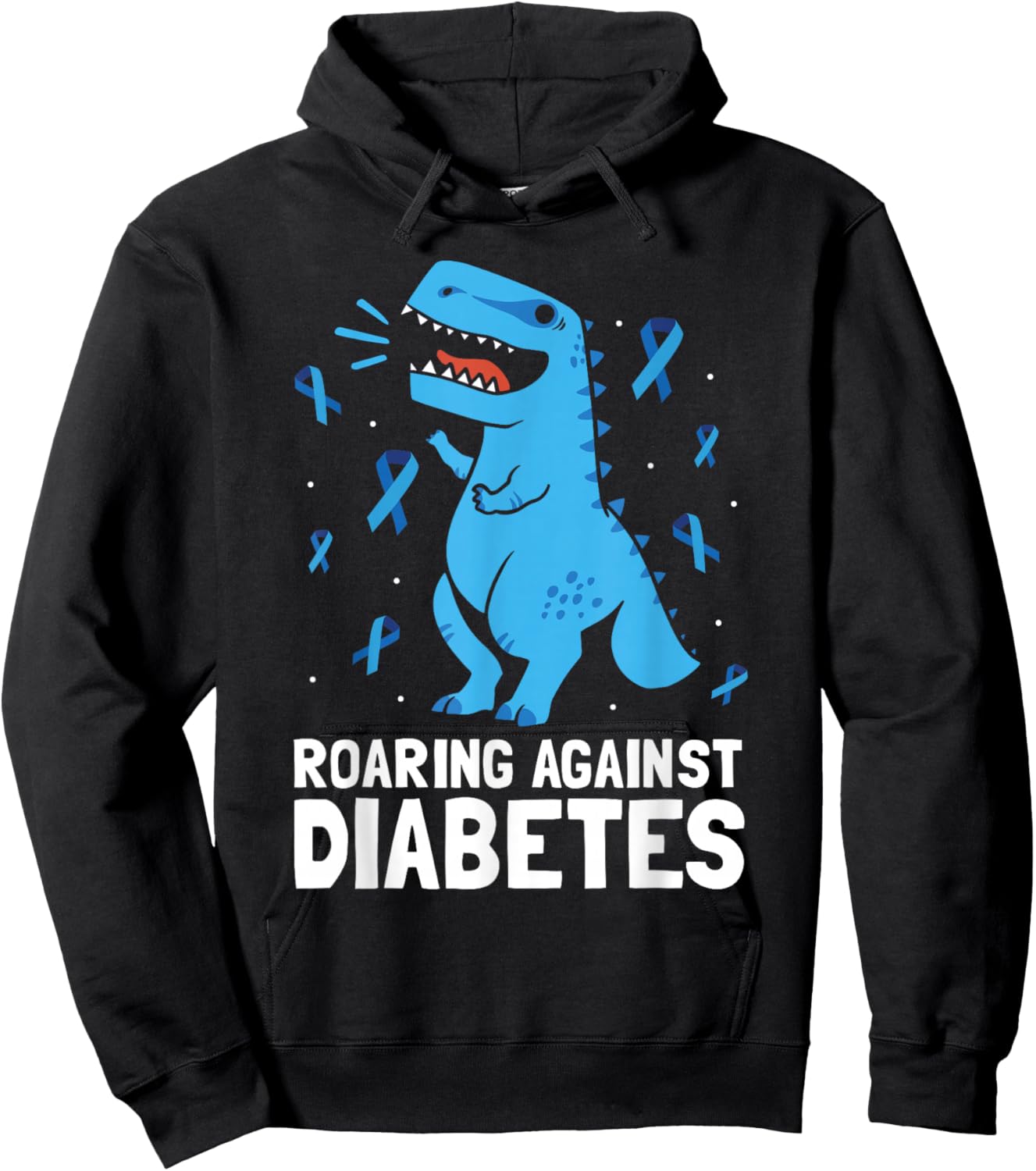 Type 1 Diabetes Awareness Kids Toddler Diabetic T1D Hoodie - Hoodie | Black