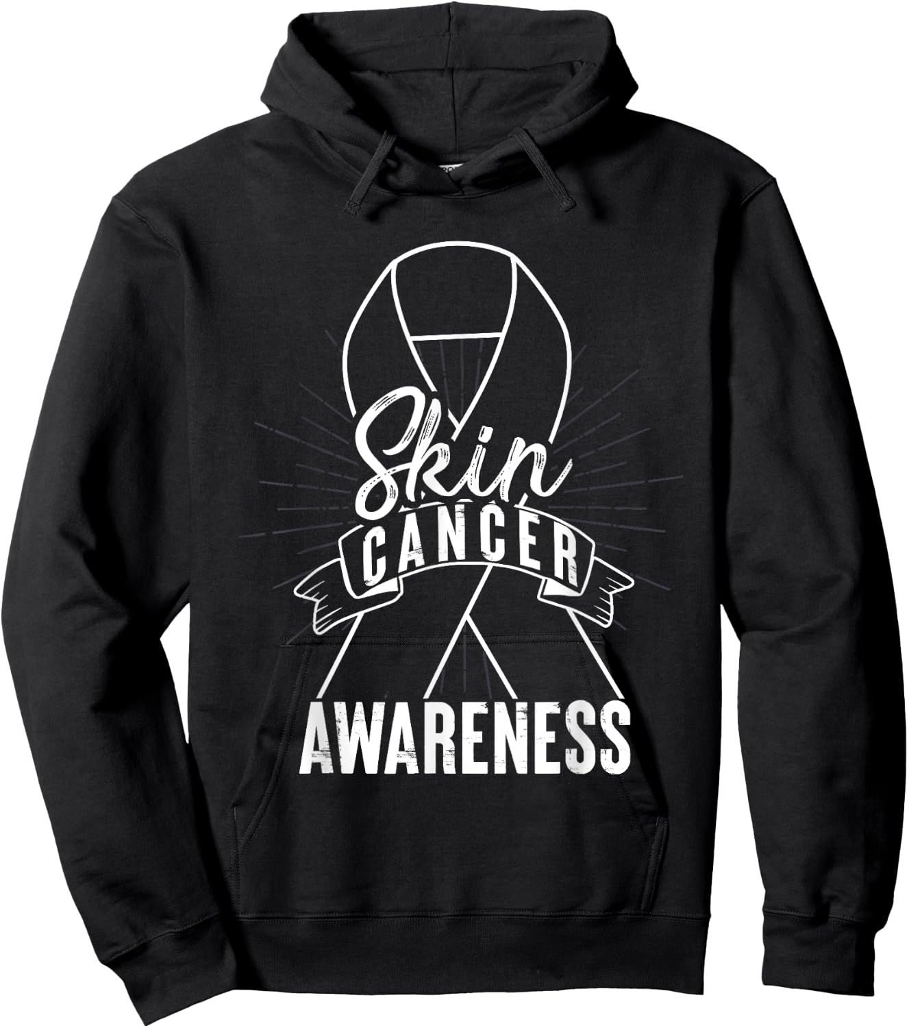 Skin Cancer Awareness Hoodie - Hoodie | Black