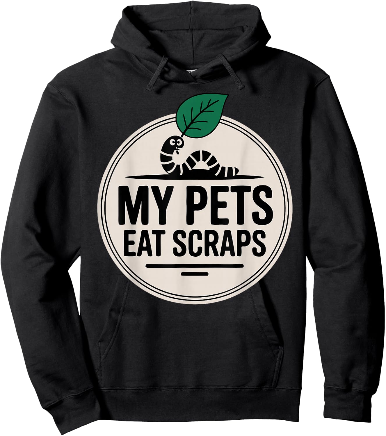 Funny Worm Composter Vermicomposting Earthworms Hoodie - Hoodie | Black