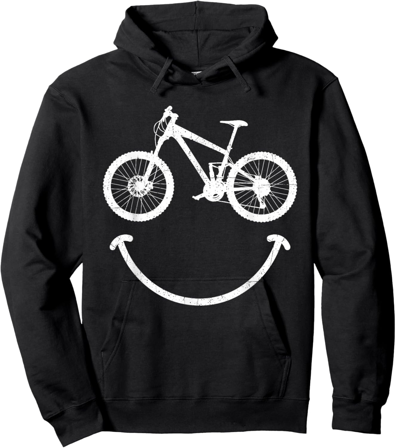 Mountain Biking - Bicycle Rider Cyclist Cycling Trail Riding Hoodie - Hoodie | Black
