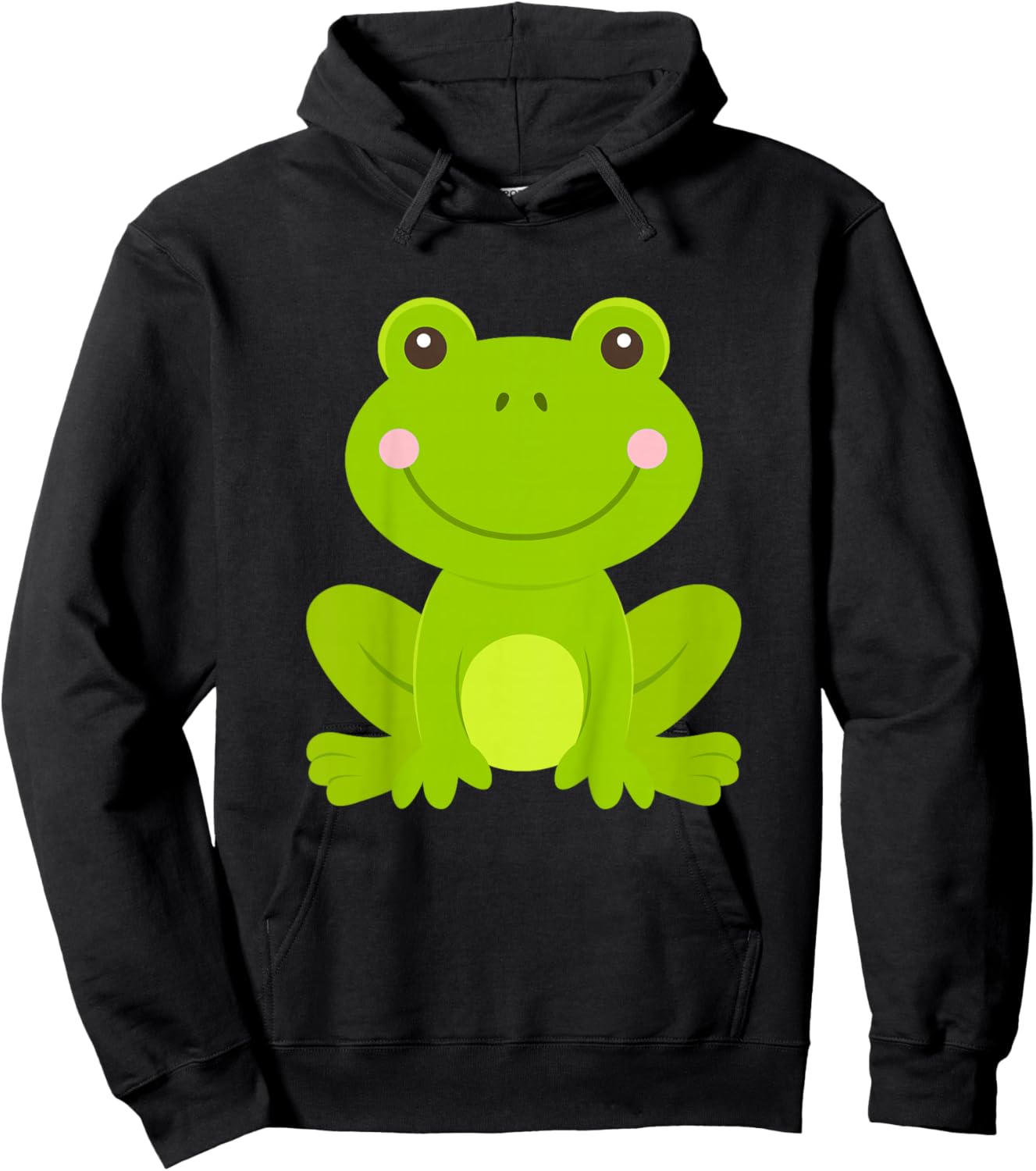 Frog Toddler Boy Girl Hoodie - Hoodie | Black