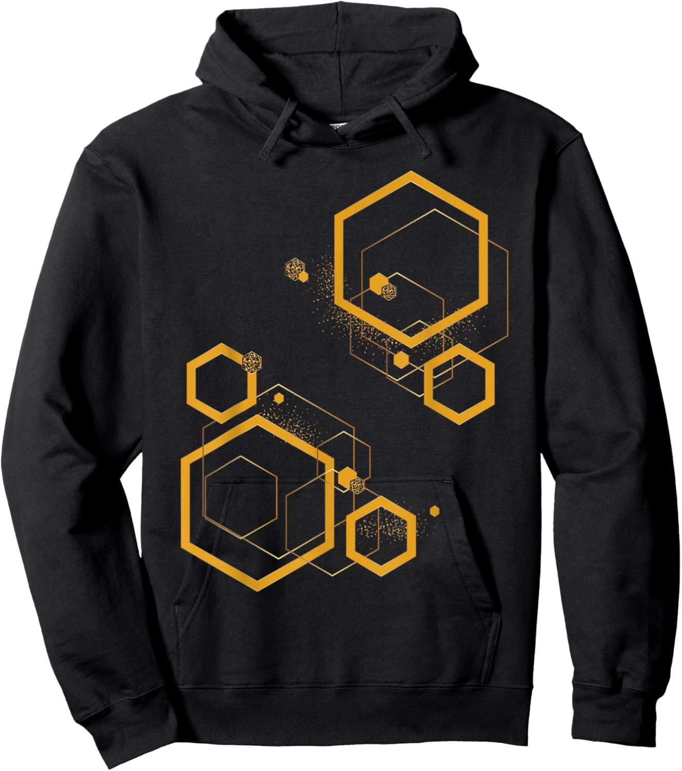 Bee Hive Gradient Beeswax cera alba, Honey comb Foundation Hoodie - Hoodie | Black