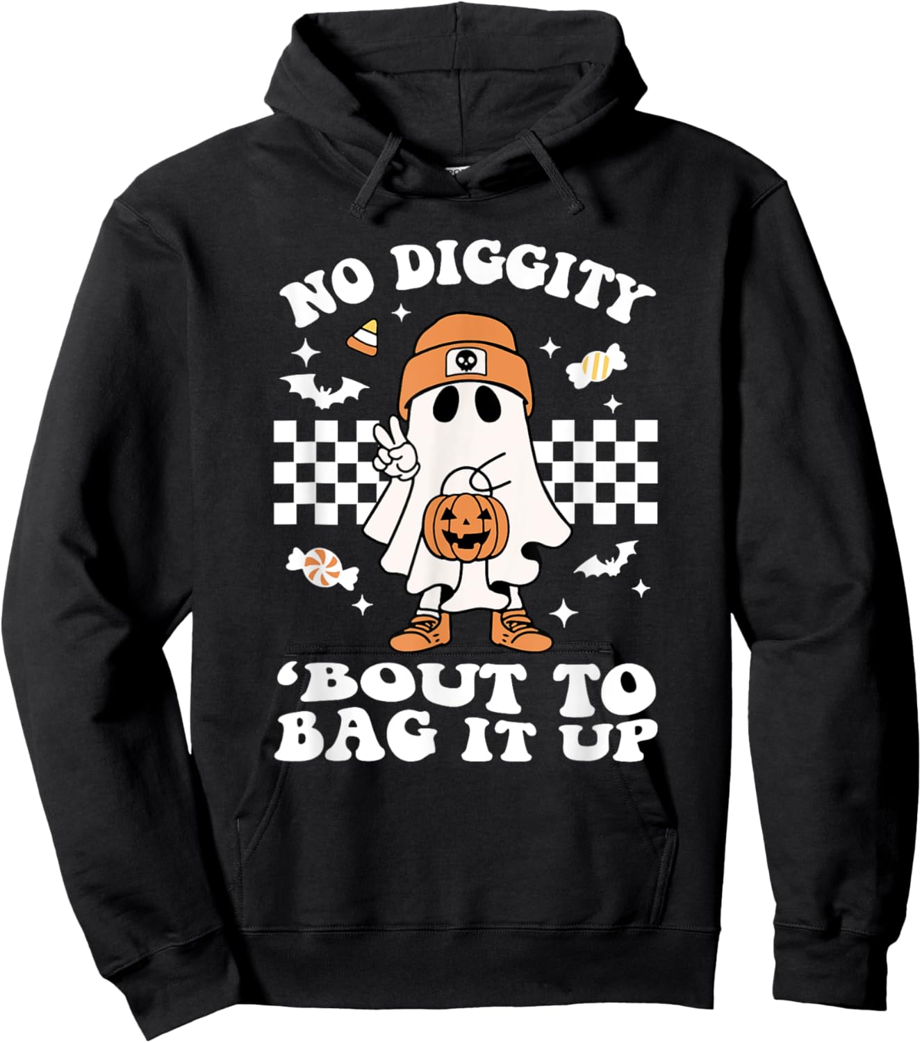 No Diggity 'Bout To Bag It Up Hoodie - Hoodie | Black
