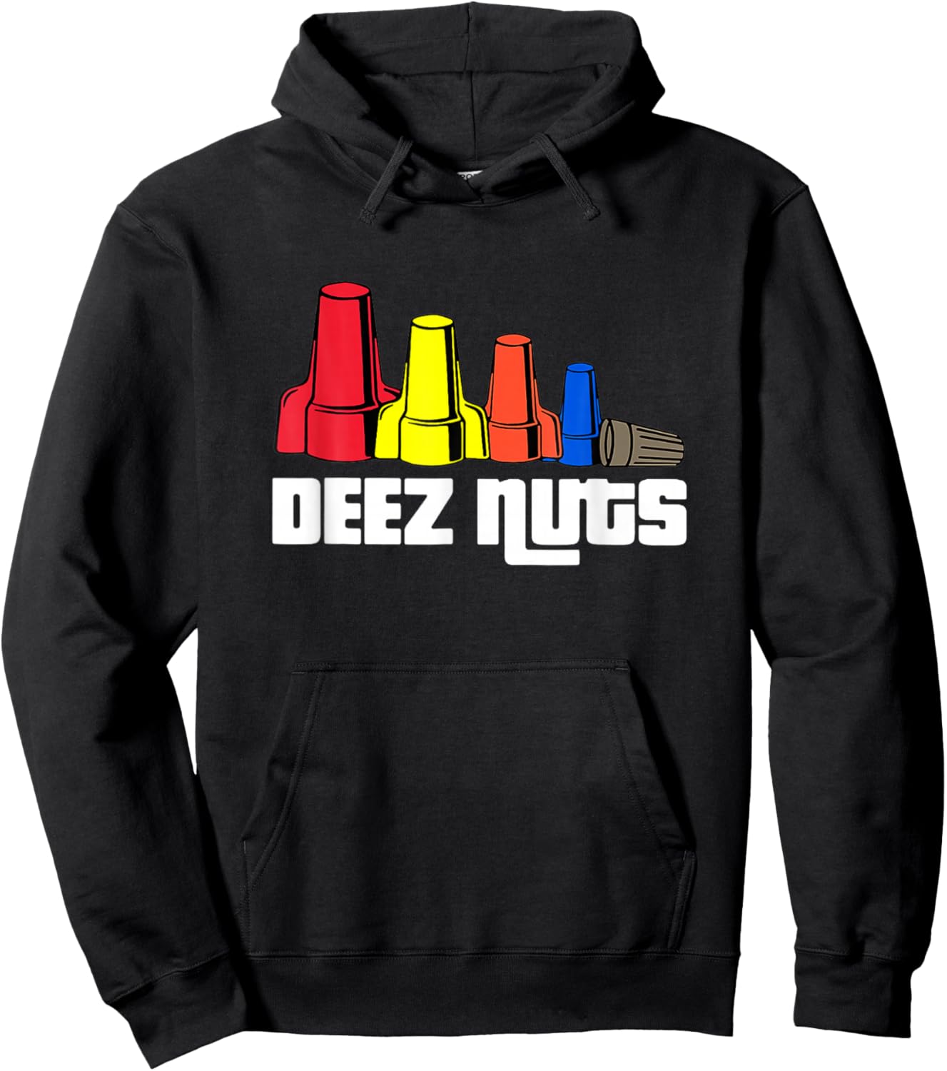 Deez Nuts Electrician Women Gifts Hoodie - Hoodie | Black