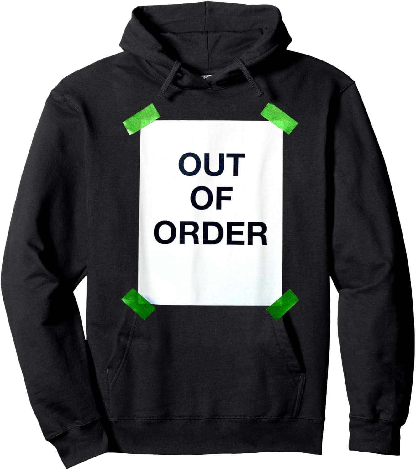 Out of Order Hoodie - Hoodie | Black