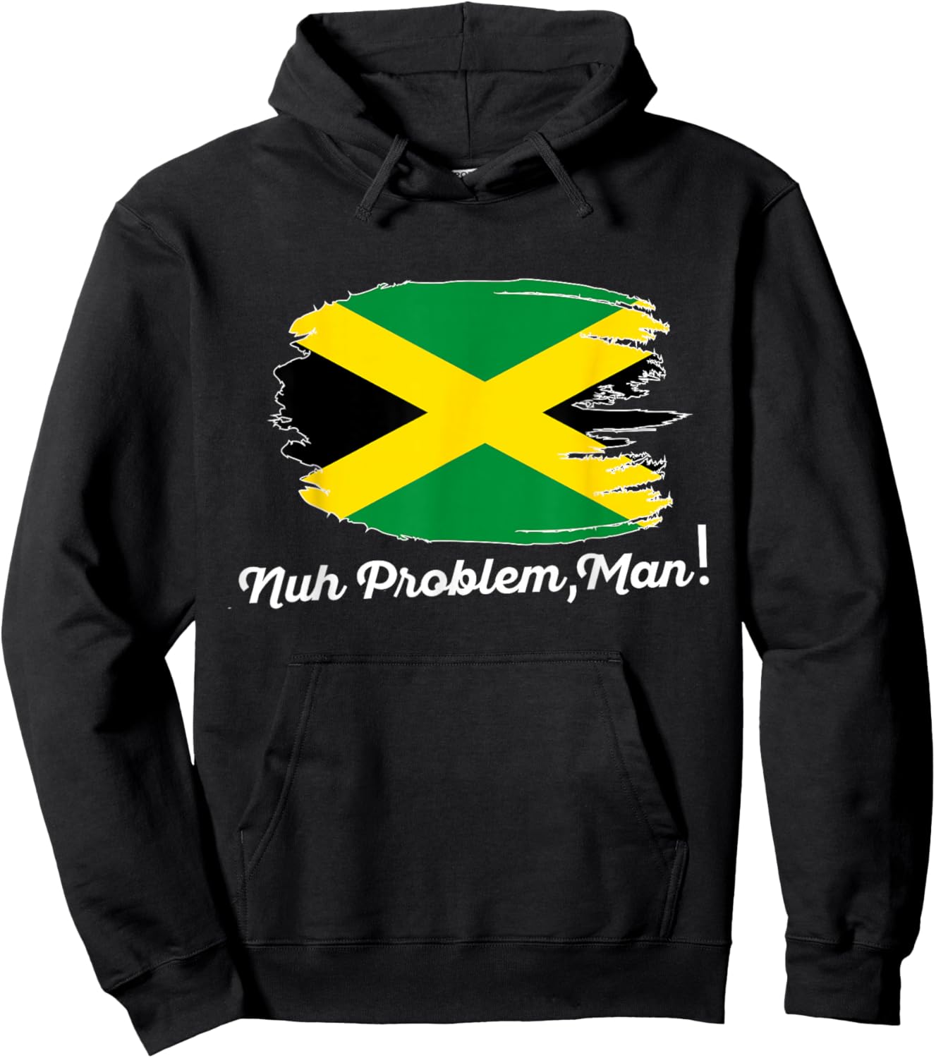 Jamaica Flag Souvenir Jamaican Vintage Men Women Boy Girls Hoodie - Hoodie | Black