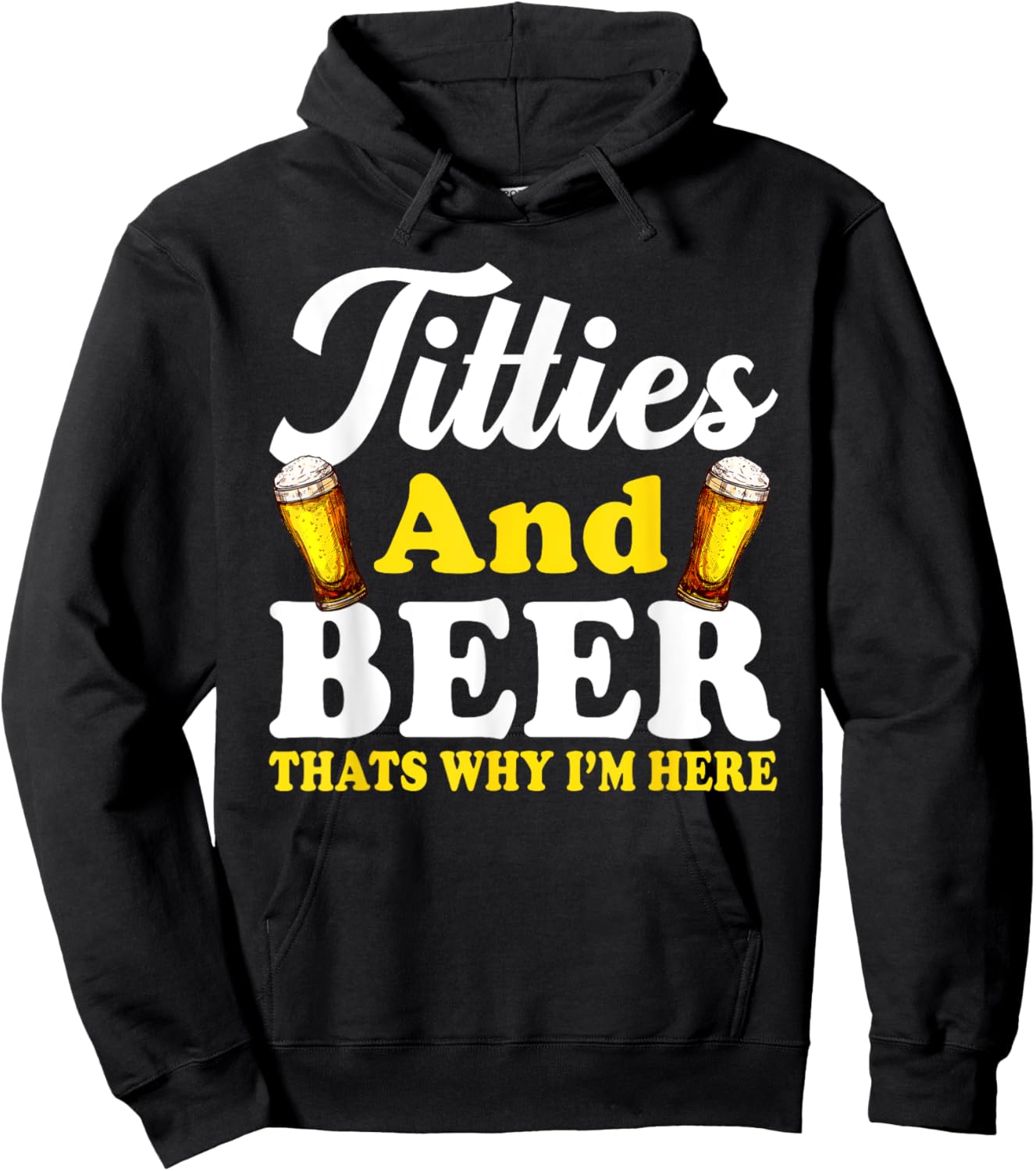 Funny Beer Lover Men Women Adults Graphic Alcohol Drinkers Hoodie - Hoodie | Black